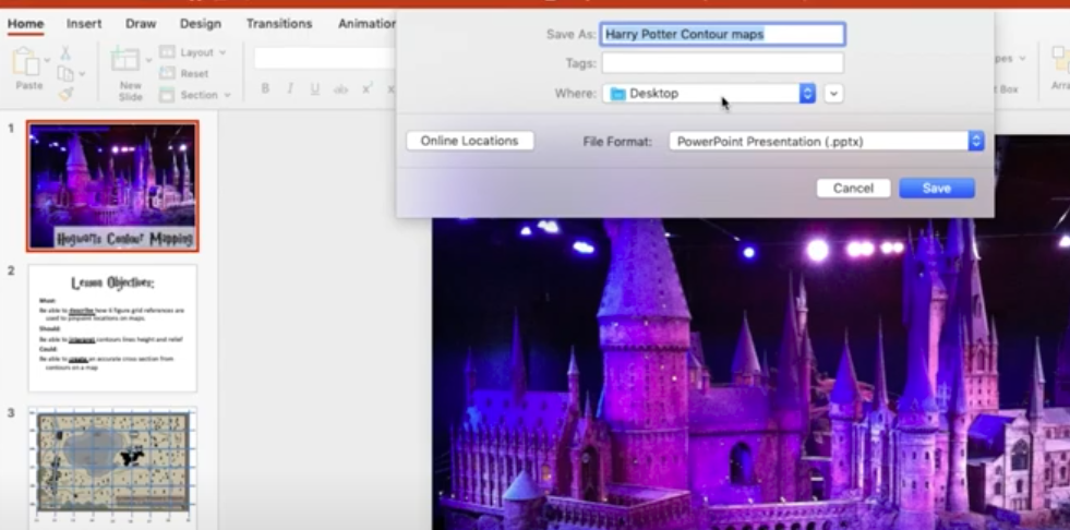 how to share powerpoint presentation on google classroom