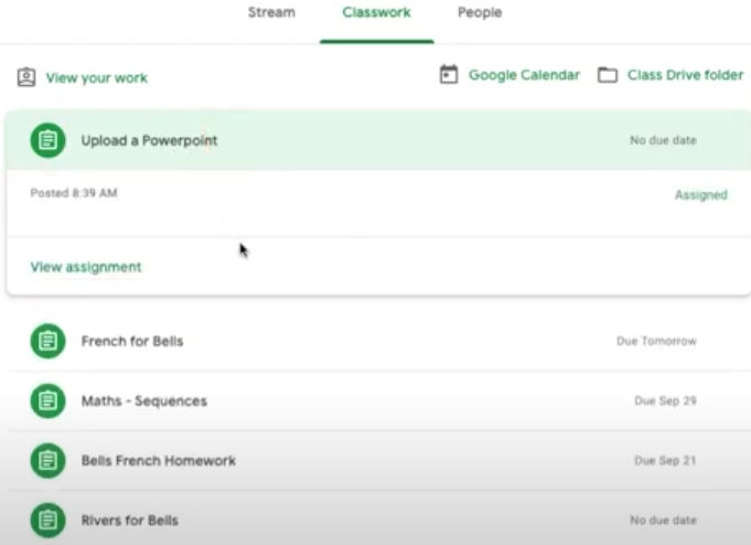 powerpoint to google classroom